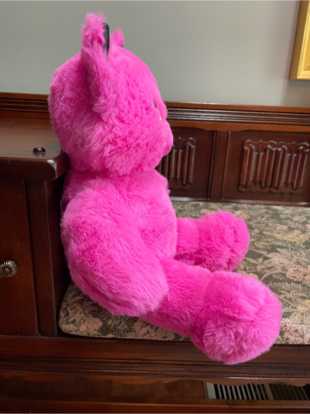 Build-A-Bear Midnight Glow Hot Pink Kitty Cat Plush. NWT. - Picture 5 of 11